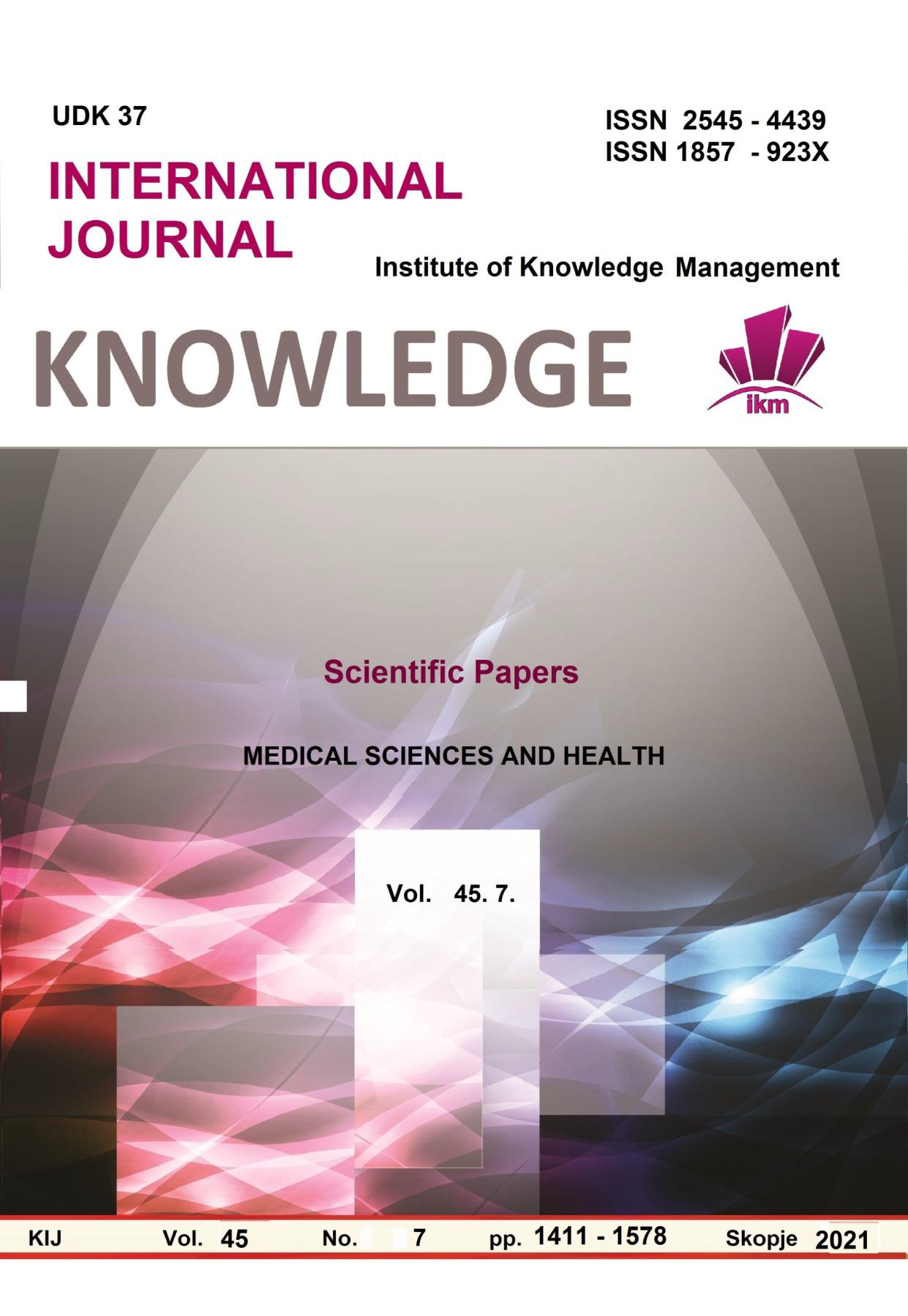 					View Vol. 45 No. 7 (2021): Knowledge Without Borders
				